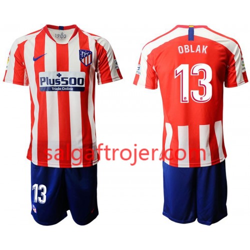Atlético de Madrid Fodboldtrøjer OBLAK 13 Børn Hjemmebanesæt 2019/20 Kort ærmer Atlético de Madrid Fodboldtrøjer OBLAK 13 Børn Hjemmebanesæt 2019/20 Kort ærmer